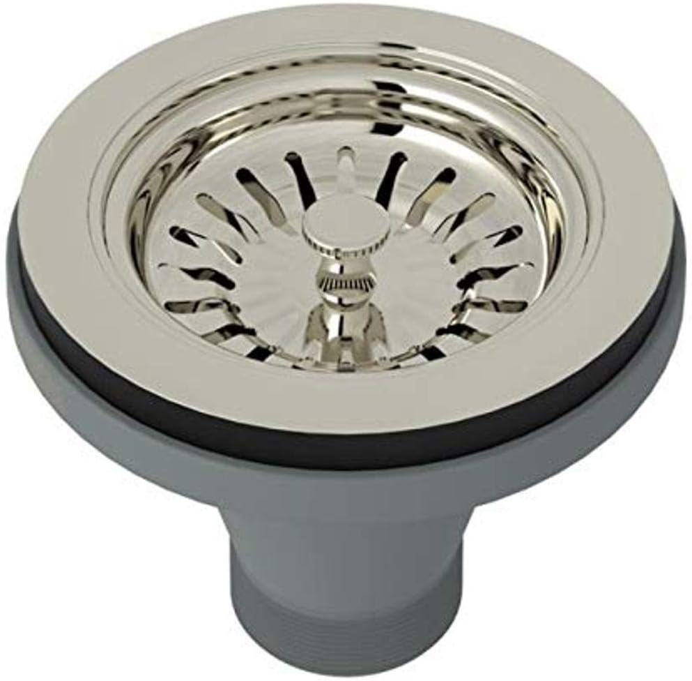 Rohl 735PN Inca Brass Basket Strainer without Pop-Up
