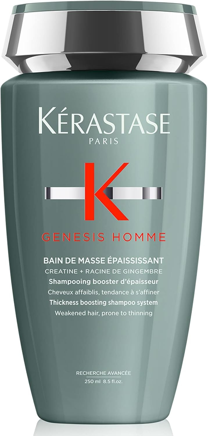 Kerastase K Genesis Homme Bain De Masse Epaississant Thickness Boosting Shampoo System, 8.5 oz