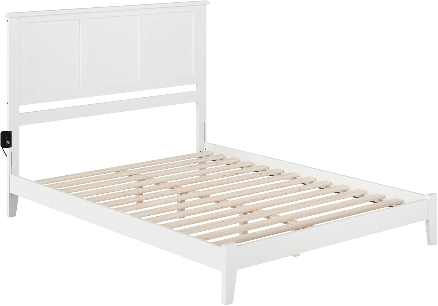 AFI Furnishings Madison Low Profile Platform Bed Q WH