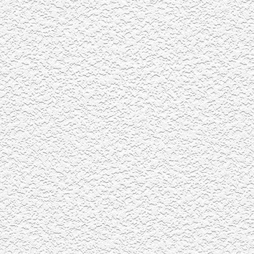 White Textured Vinyl Paintable Wallpaper Roll