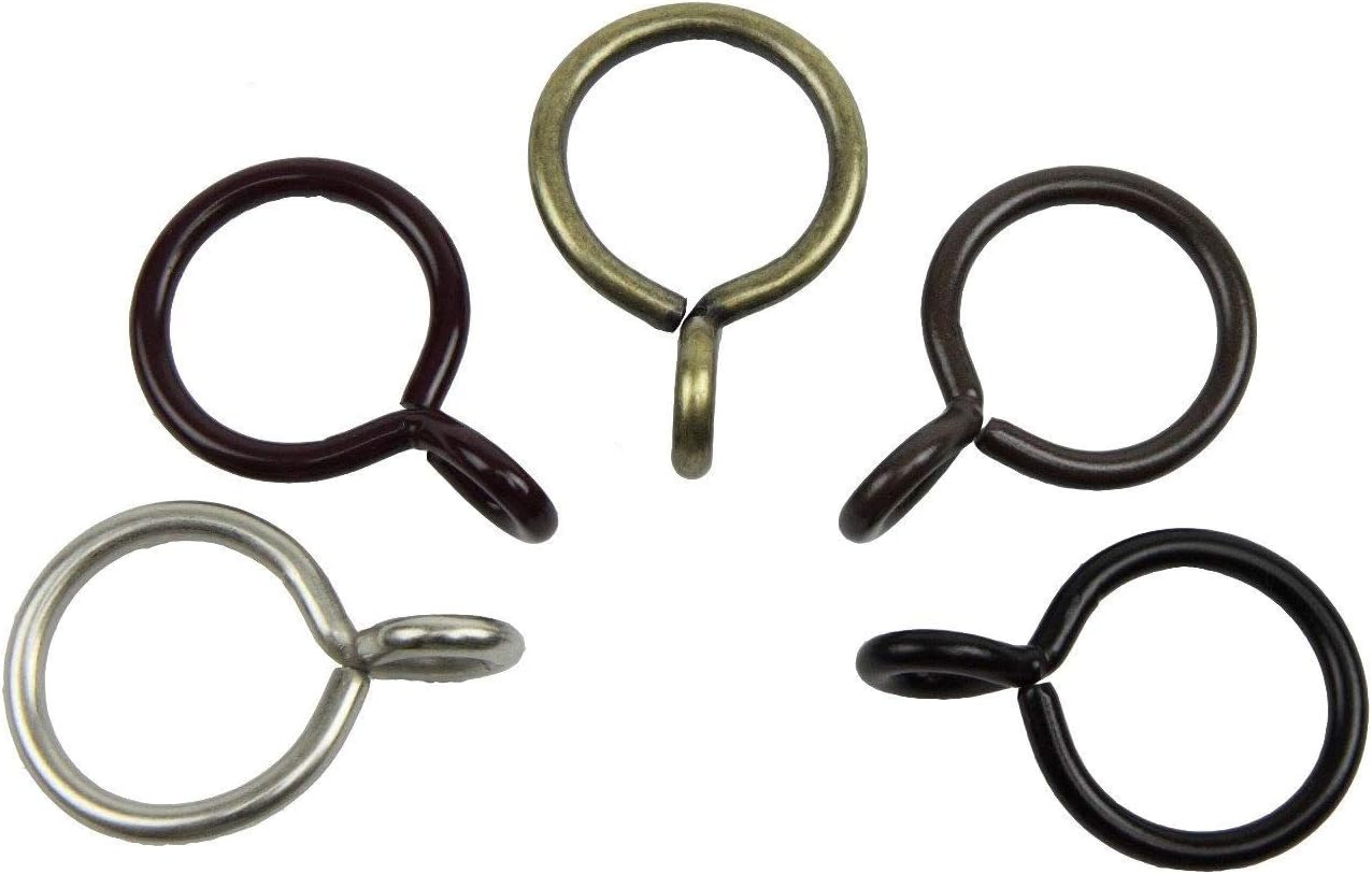 Hart & Harlow Cocoa Steel Curtain ring with eyelet