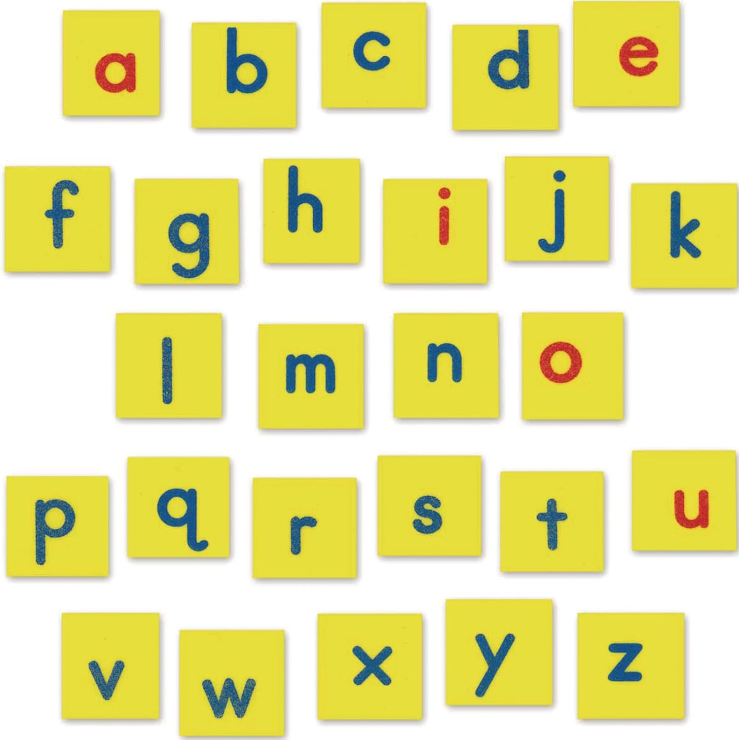 EZread Soft Touch Magnetic Foam Letter Tiles - 80 lowercase letter tiles