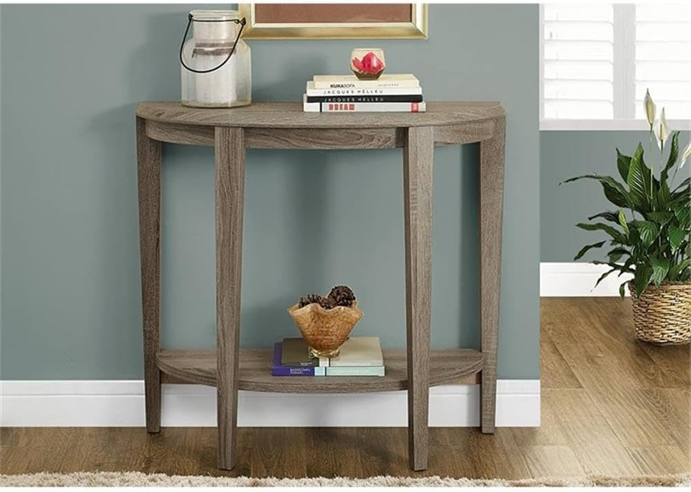PaFagwy Console Table - Narrow Entry Table, 36” L (White)