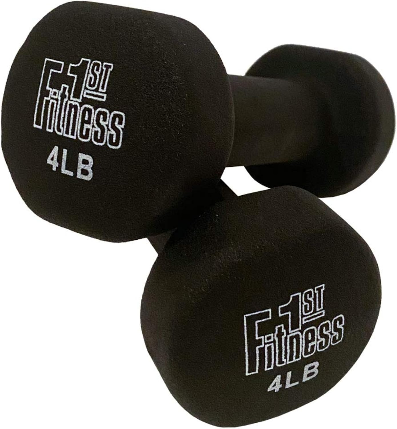 Fitness First Neoprene Dipped Dumbbell Pair (1-12 lbs), 4 lbs