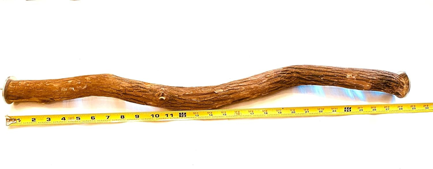 Polly's Full Length Hardwood Bird Perch, 28-Inch