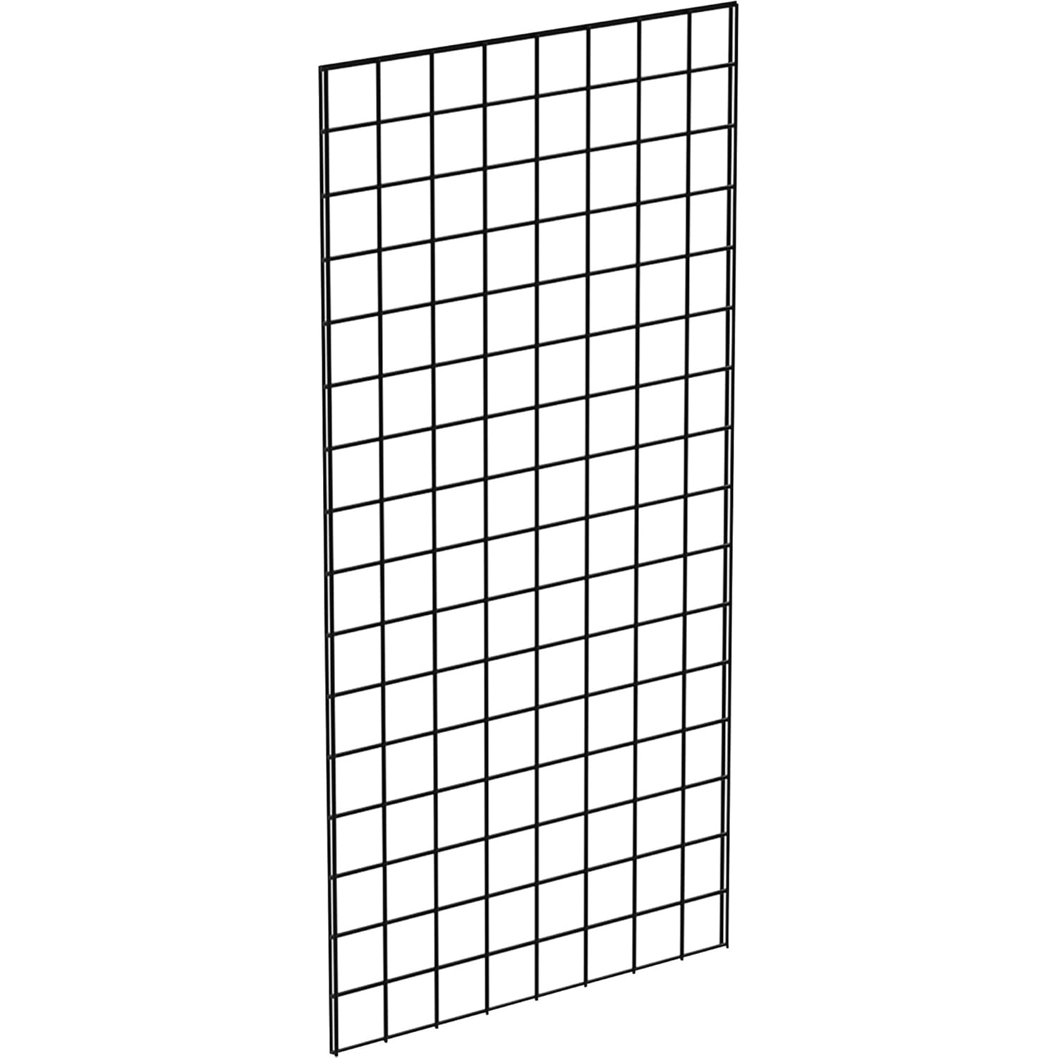 Grid Panel for Retail Display ? Perfect Metal Grid for Any Retail Display, 2? Width x 4? Height, 3 Grids Per Carton (Black)