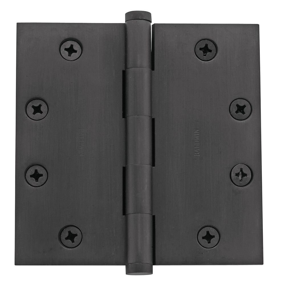 Baldwin 4.5" H x 4.5" W Butt Bearing Single Door Hinge