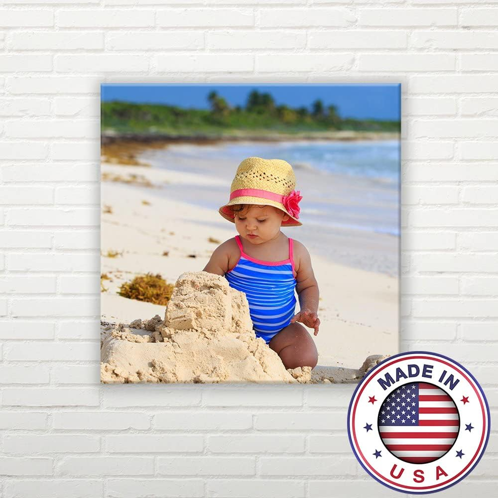 wall26 Personalized Photo to Canvas Print Wall Art - Custom Your Photo On Canvas Wall Art - Digitally Printed - 24" x 24"(Additional