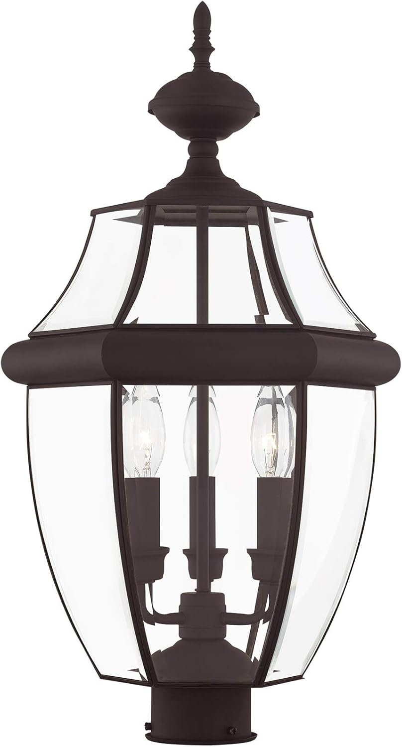 Livex Lighting Monterey 3 - Light Lantern in  Bronze
