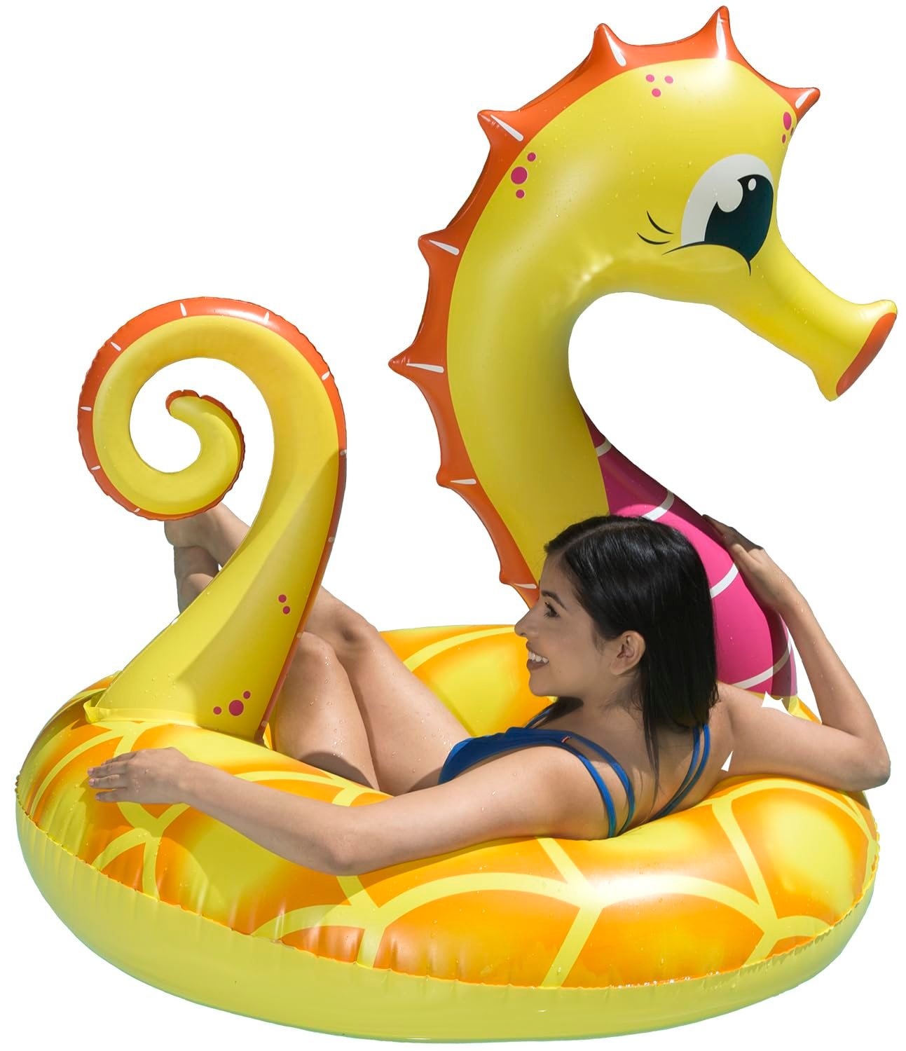 Poolmaster 48" Yellow Seahorse Tube
