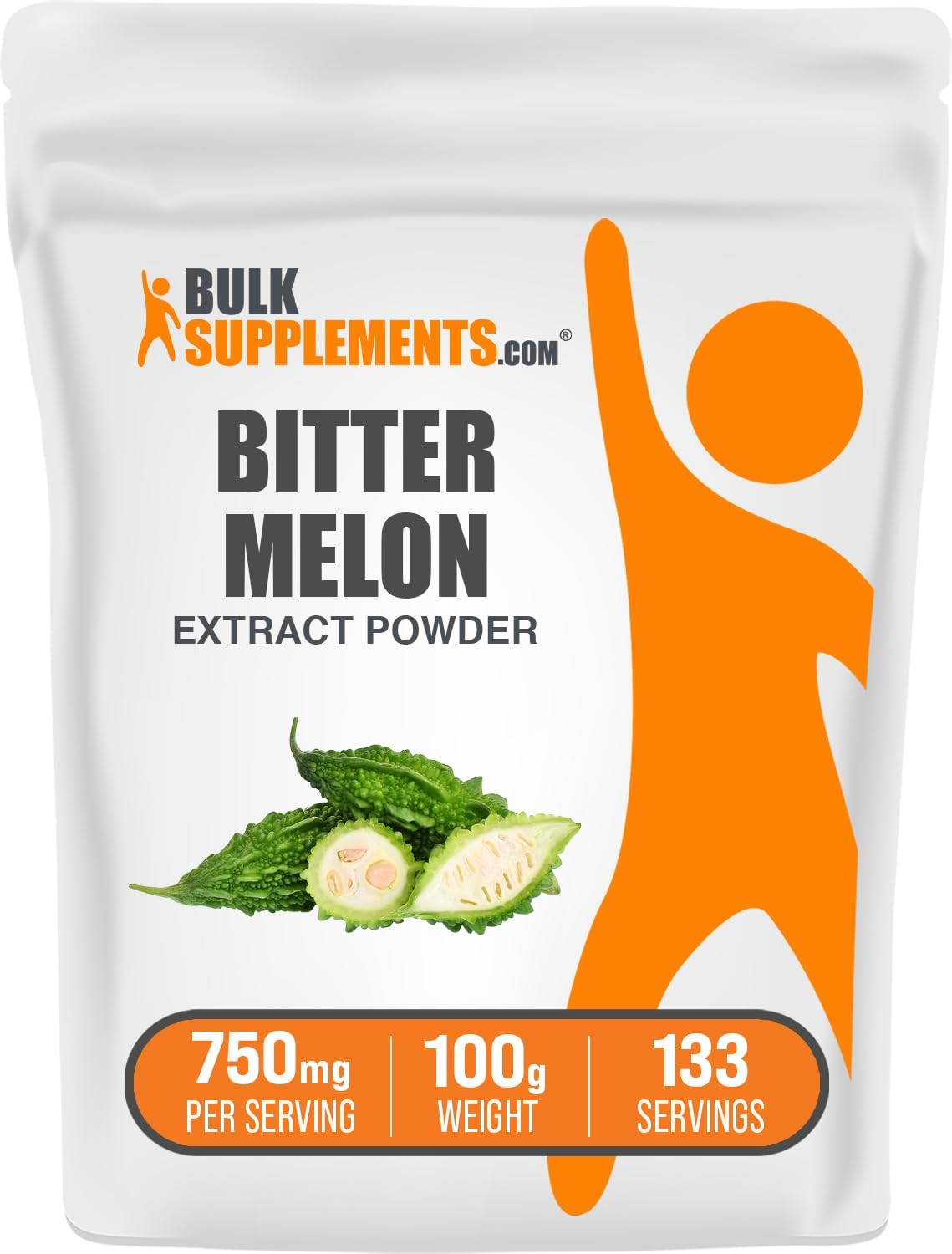 BulkSupplements® Bitter Melon Extract Powder - 750mg per Serving - 100 Grams (3.5 oz) - 133 Servings