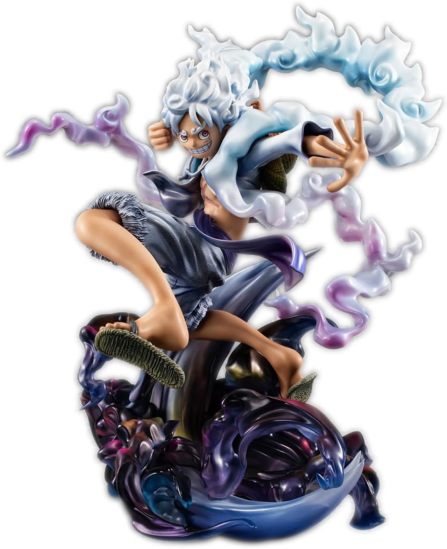 MegaHouse One Piece: Monkey D. Luffy Gear Five Wa-Maximum Portrait of Pirates (P.O.P.) PVC Figure