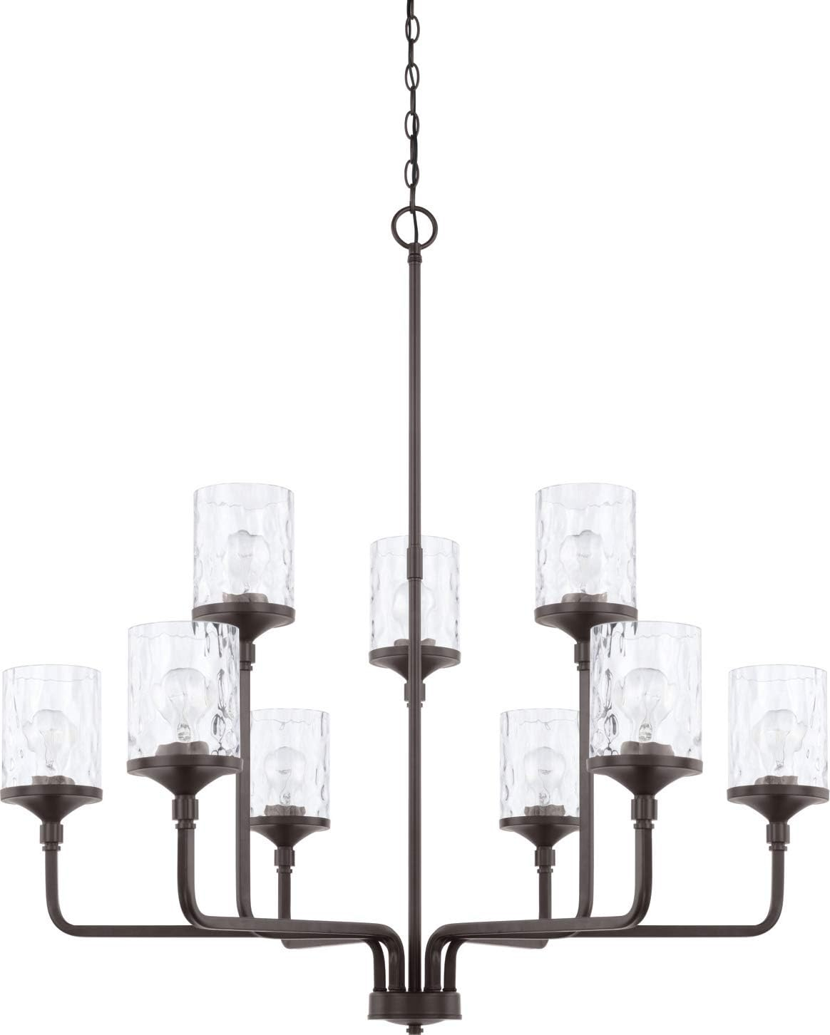 Capital Lighting 428891-451 Colton 9 Light 38" Wide Chandelier - Bronze
