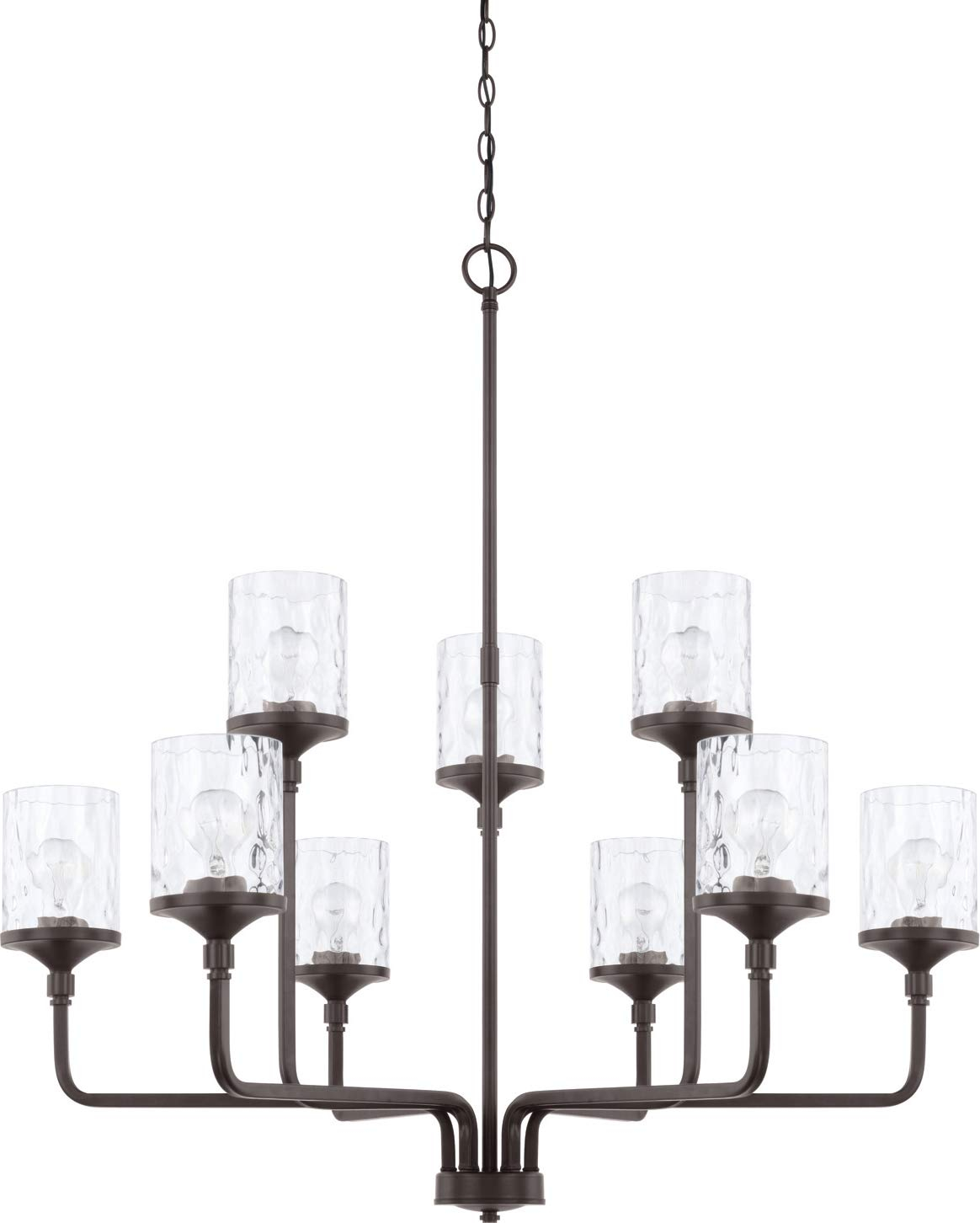 Capital Lighting 428891-451 Colton 9 Light 38" Wide Chandelier - Bronze