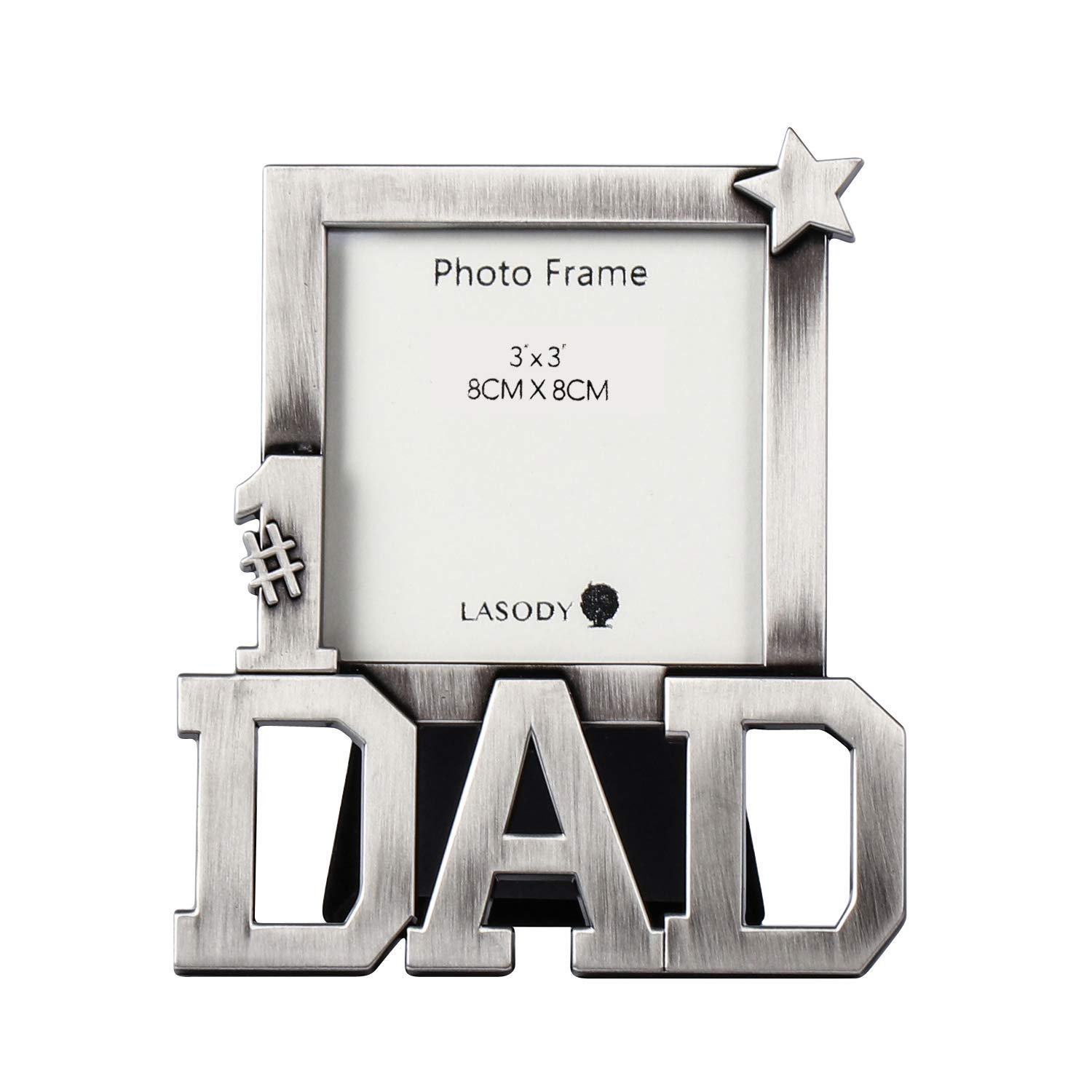 LASODY Dad Picture Frame-Dad gifts,Dad Gifts From Daughter,Dad Birthday Gifts 3x3 inch