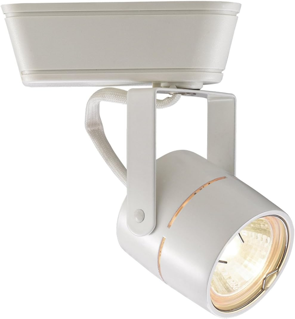 WAC Lighting HT-809 Aluminum L Track Low Voltage Track Head in White