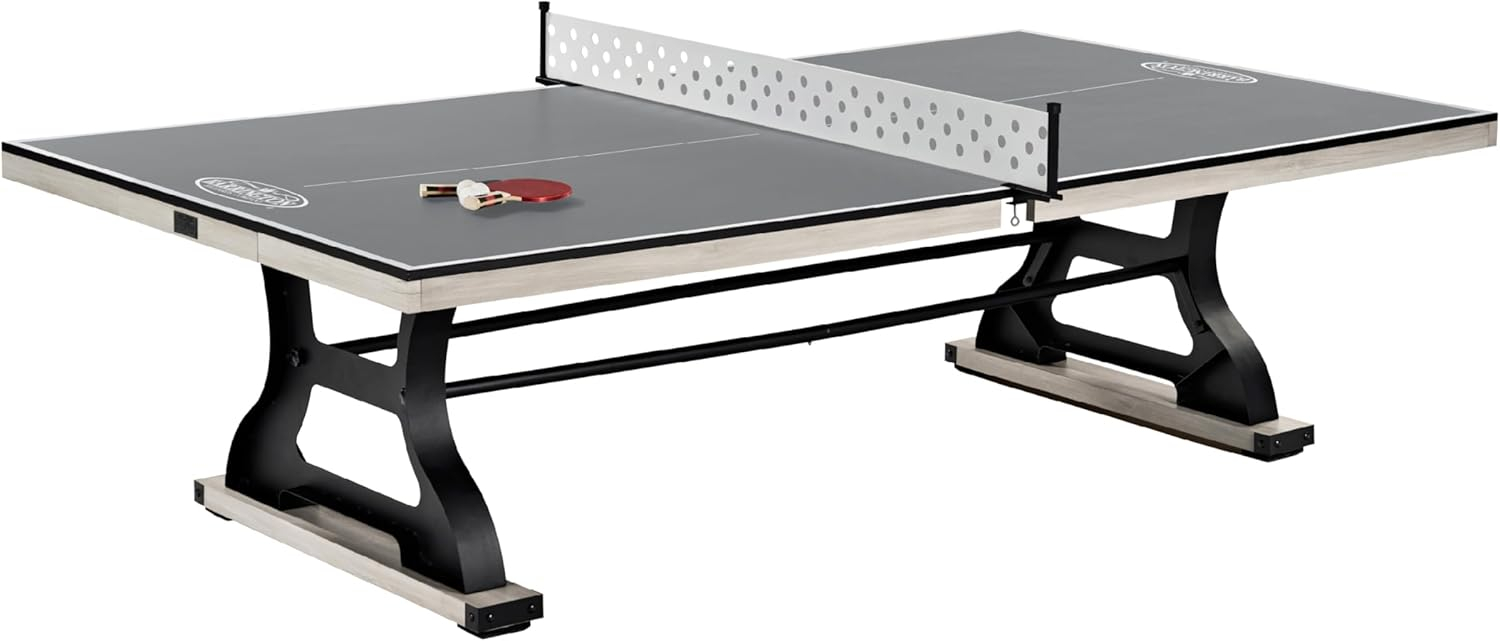 Barrington Table Tennis Multiple Style Ping Pong Tables with Metal Nets, Perfect for Family Game Rooms