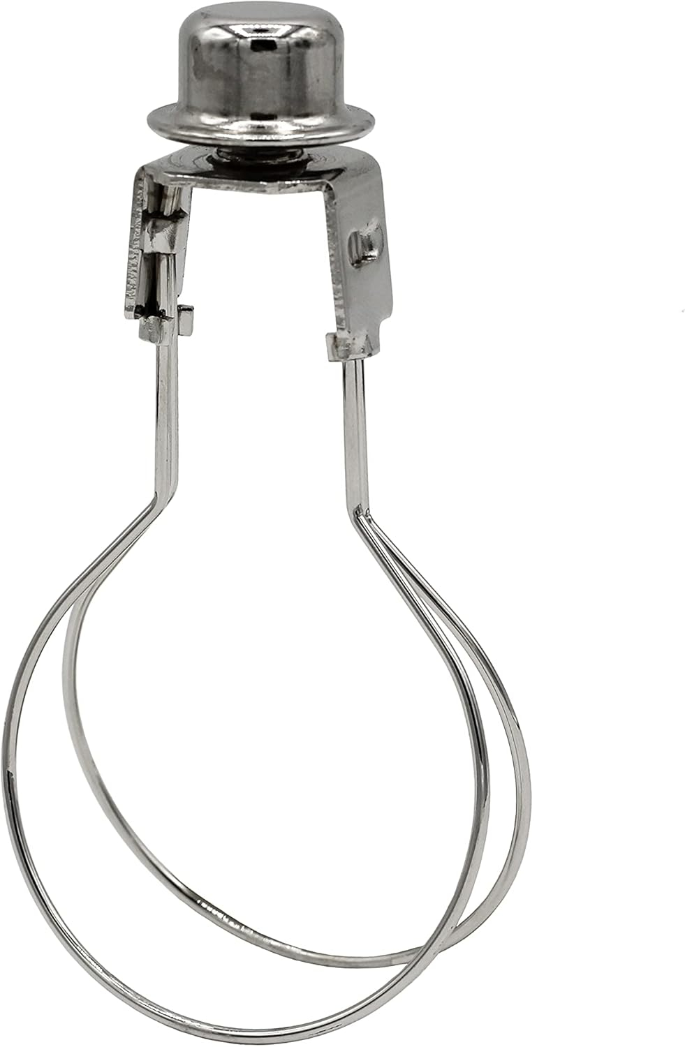 Creative Hobbies® Lamp Shade Light Bulb Clip Adapter - Silver Color (2 Pack)