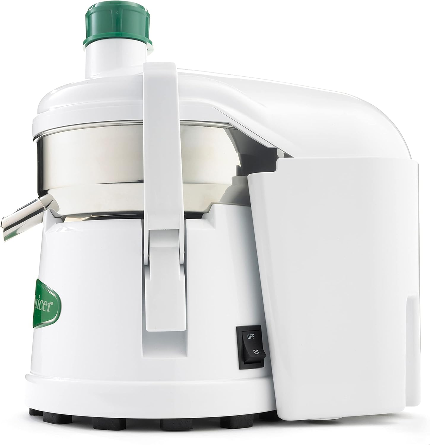 Omega High-Speed Automatic Pulp Ejection Juicer, in White (J4000)