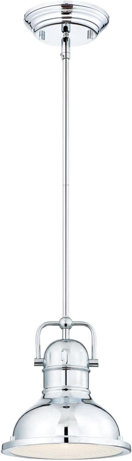 Westinghouse Boswell LED Pendant Chrome Finish Frosted Prismatic Lens