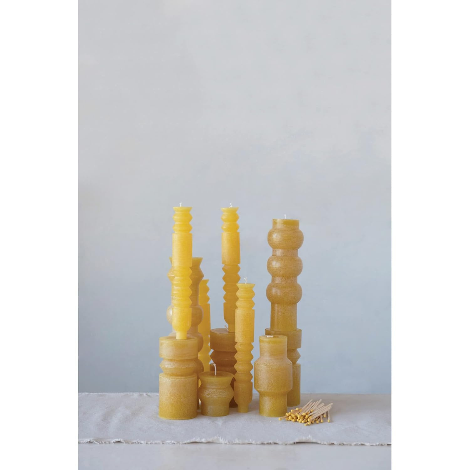 Creative Co-Op Unscented Totem Pillar Candle