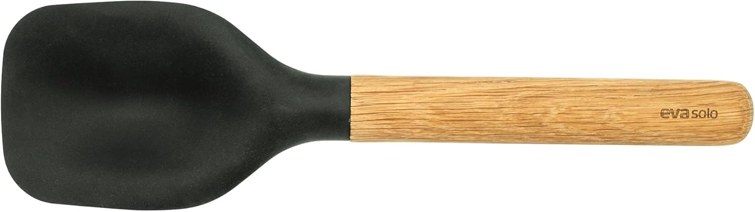 Eva Solo | Nordic Kitchen Serving Spoon, Large | Natural Oak Handle | Serving Utensil Buffet Banquet Spoon | Danish Design & Functionality