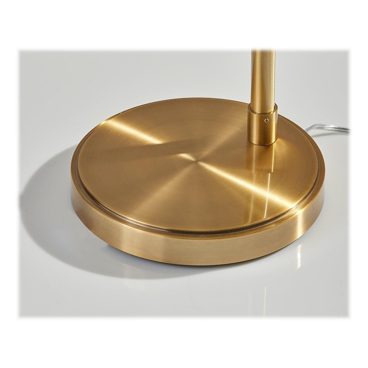 Simplee Adesso Globe 60" Antique Brass Floor Lamp with Globe Shade (AF47013-21)
