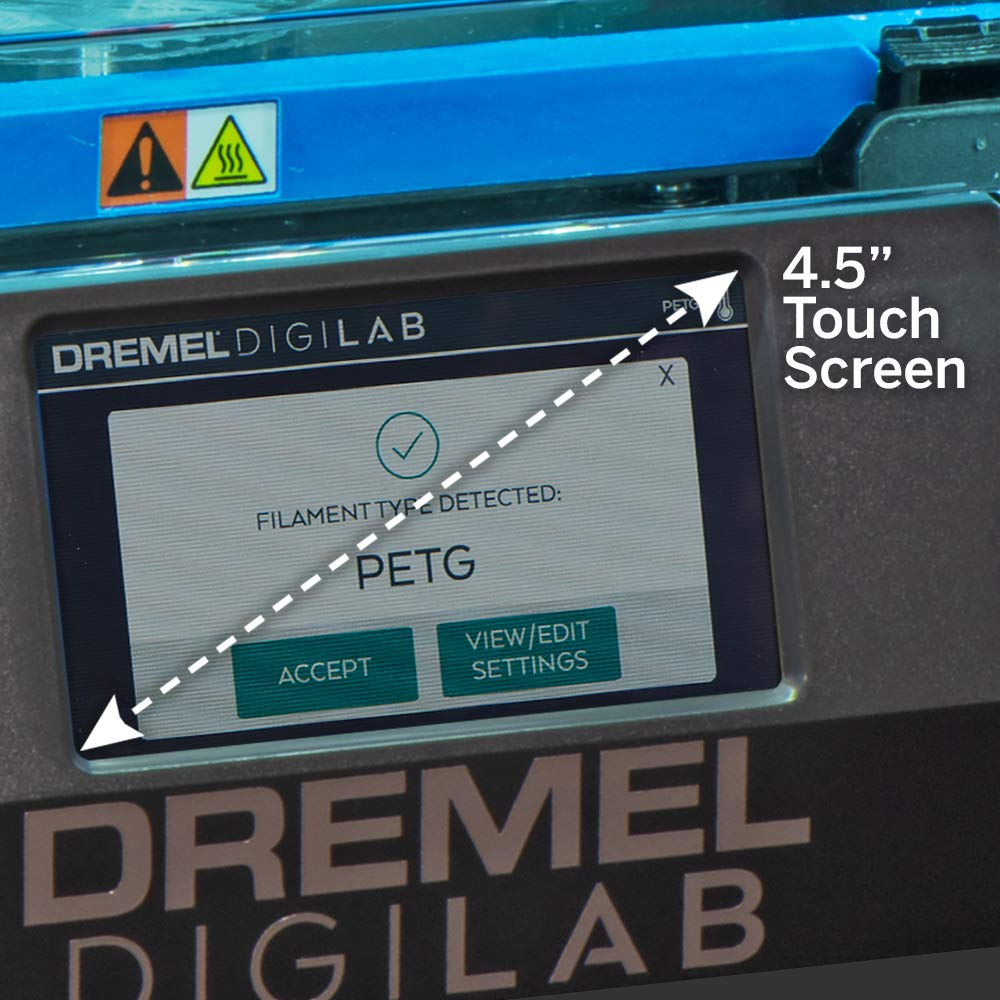 Dremel - 3D45-01 DigiLab 3D45 Award Winning 3D Printer PLA Print Capability black