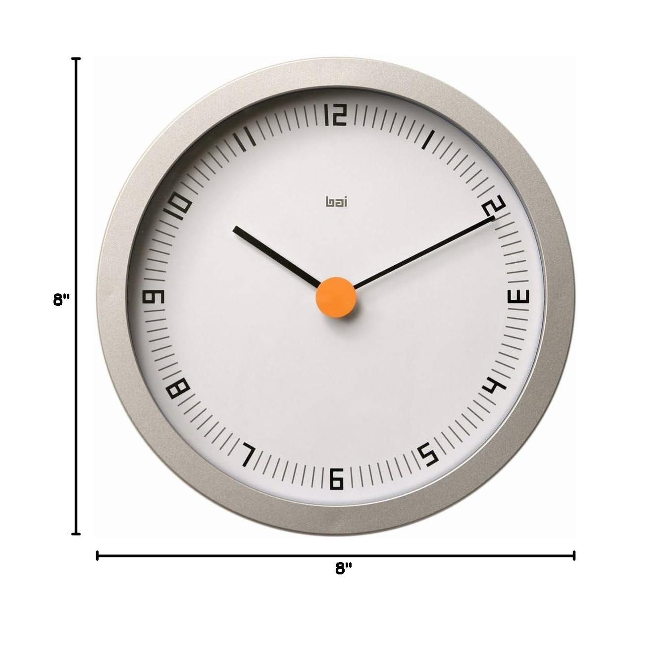 Bai Designer Wall Clock, Dot Zero