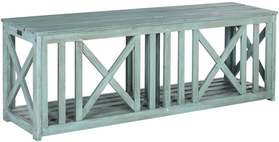 Branco Bench - Outdoor - FOX6706 - Natural - Safavieh
