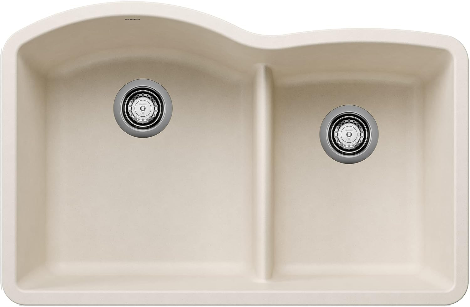 Diamond SILGRANIT 32" L x 20.88" W Double Bowl Undermount Kitchen Sink with Low Divide