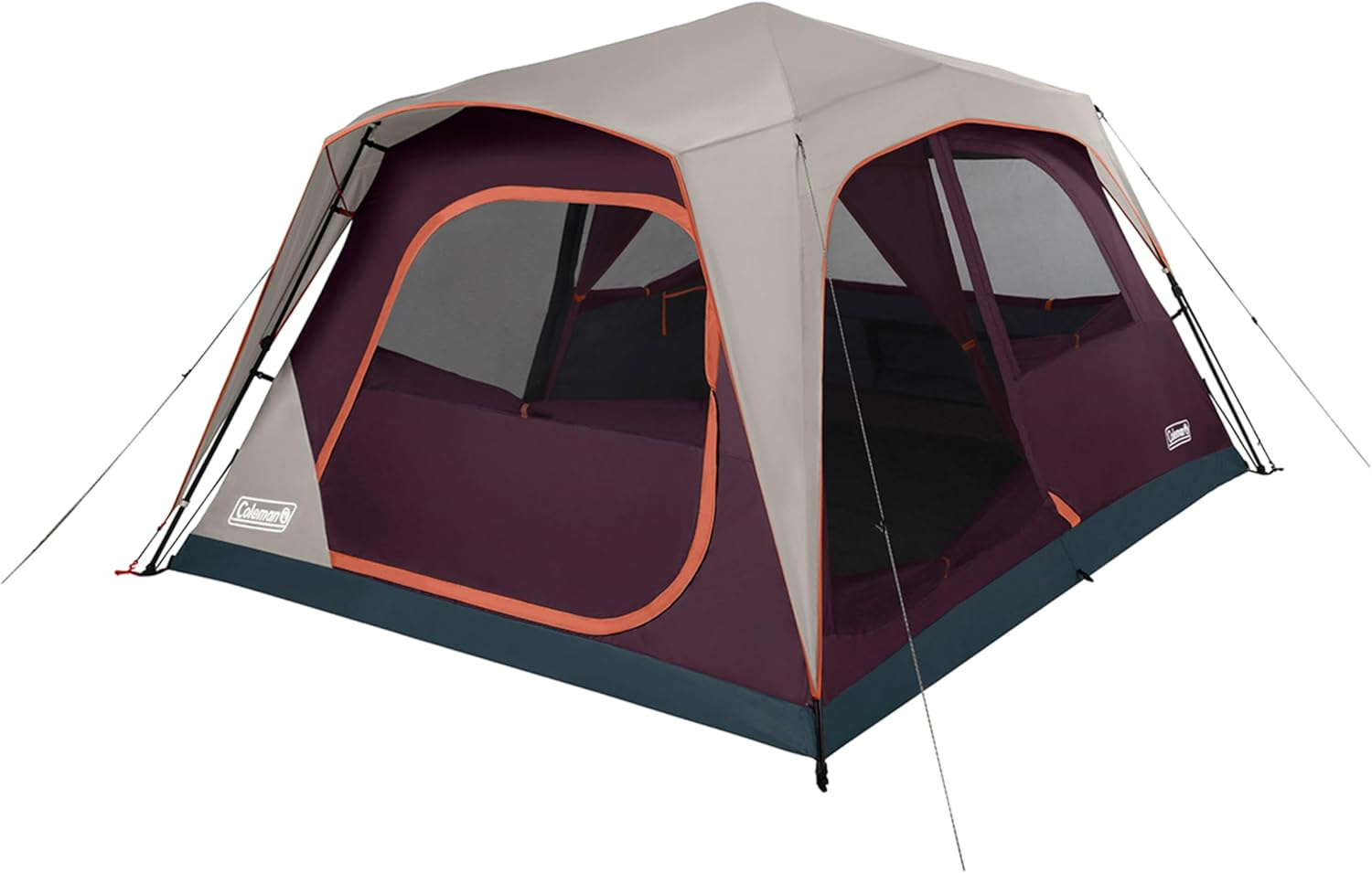 Coleman Skylodge™ 8-Person Instant Camping Tent, Blackberry