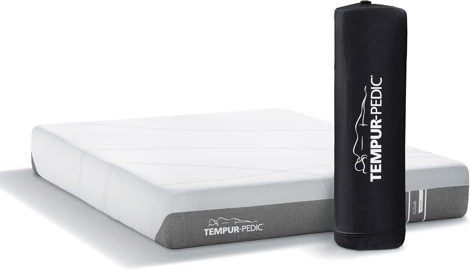 Tempur-Pedic Tempur-Cloud Medium Hybrid Bed in a Box, Queen