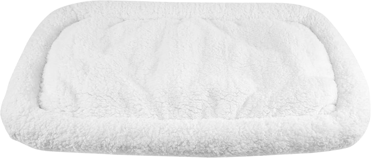 long rich Self Warming Pet Bed, Self Heating Cat Dog Pads for Indoor Outdoor Pets Non-Slip Bottom, Machine Washabl， Bolster pet Bed/Dog Bed/Crate Cushion 24 by 18 inches,by Happycare Textiles