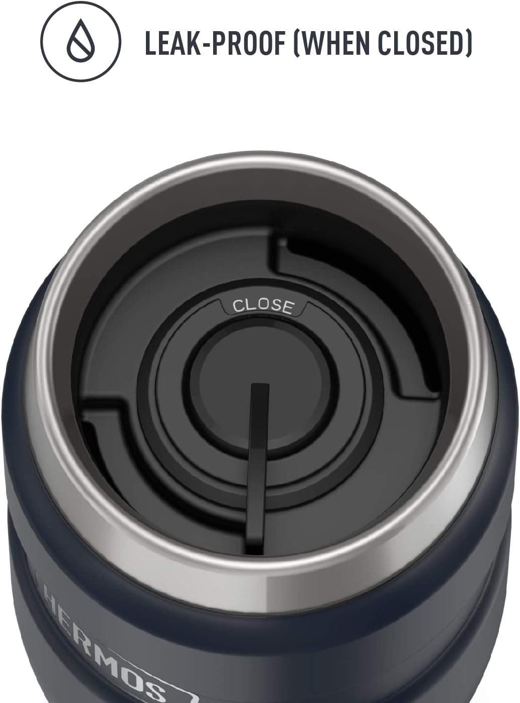 Thermos Stainless King Vacuum Insulated Stainless Steel Tumbler, 16oz, Matte Midnight Blue