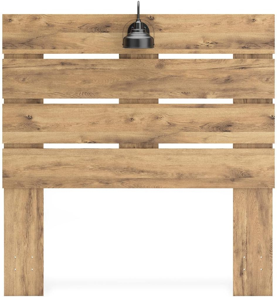 Signature Design by Ashley Casual Larstin Full Panel Headboard  Tan Brown