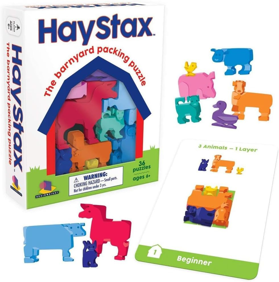 Hay Stax - Brainwright - The Barnyard Packing Puzzle