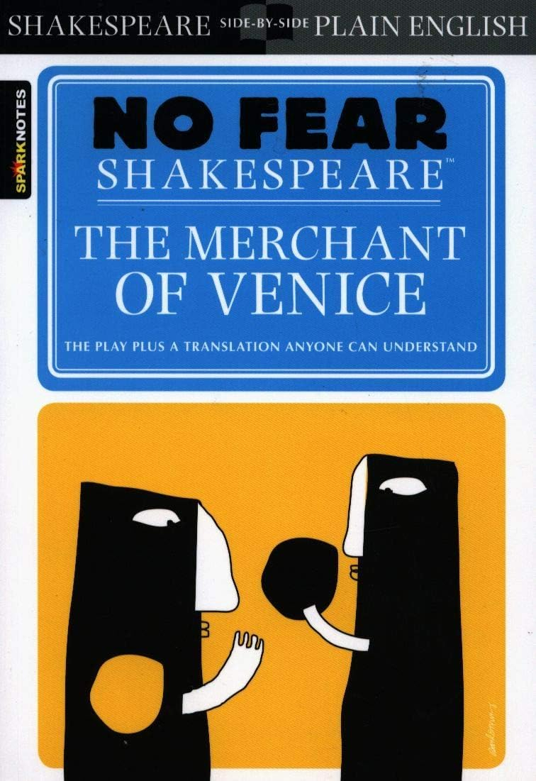 The Merchant of Venice - (Sparknotes No Fear Shakespeare) by  William Shakespeare & Sparknotes (Paperback)