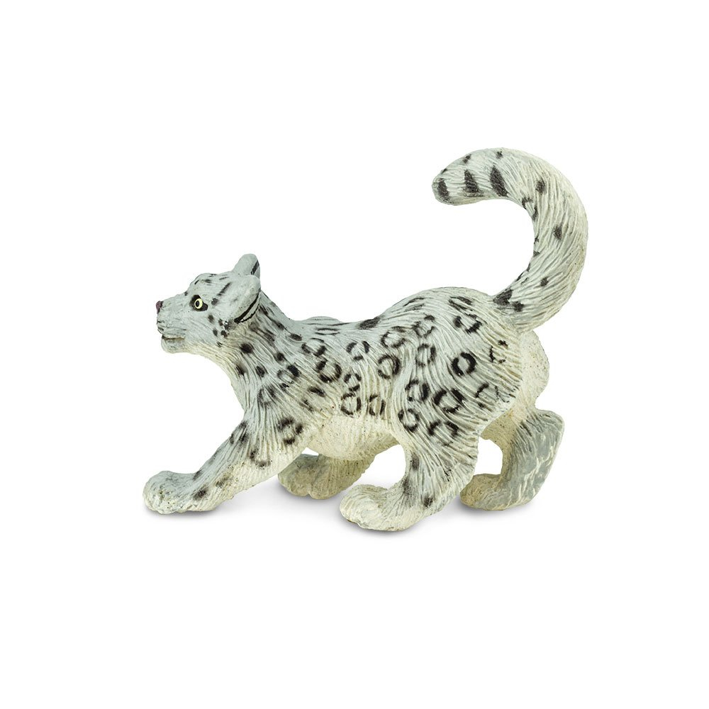 Safari Ltd. | Snow Leopard Cub | Wild Safari Wildlife Collection | Toy Figurines for Boys & Girls