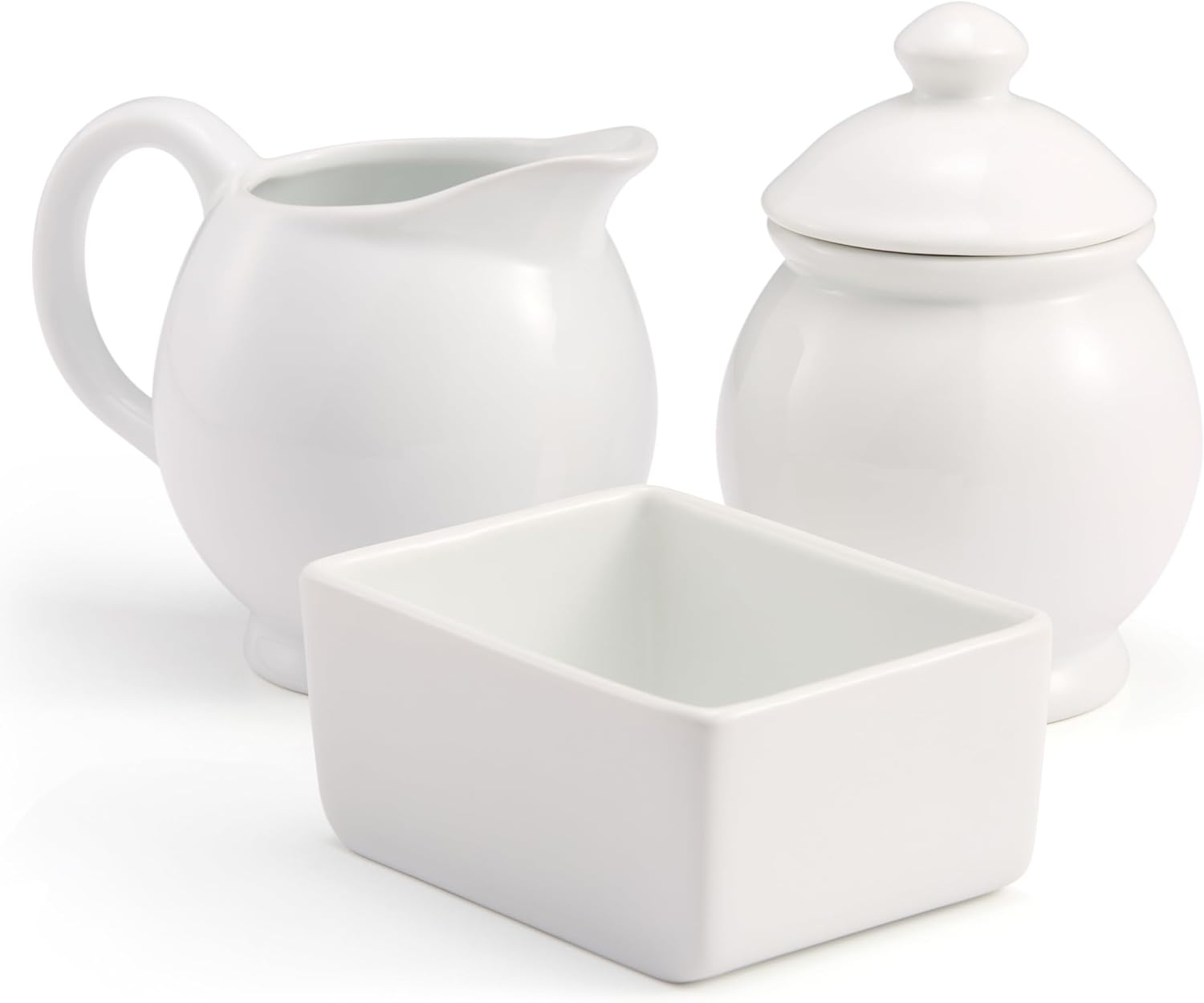 Kook 3 Pc Sugar & Creamer Set
