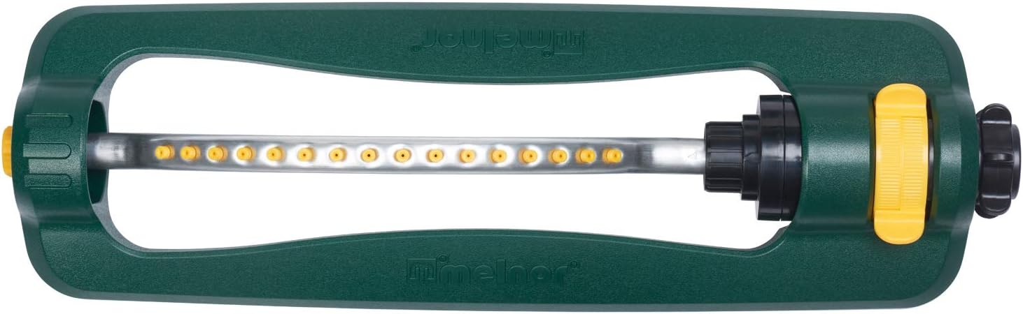 Melnor 65046-AMZ TurboTek 3200 SF Turbo Oscillating Sprinkler with QuickConnect Product Adapter