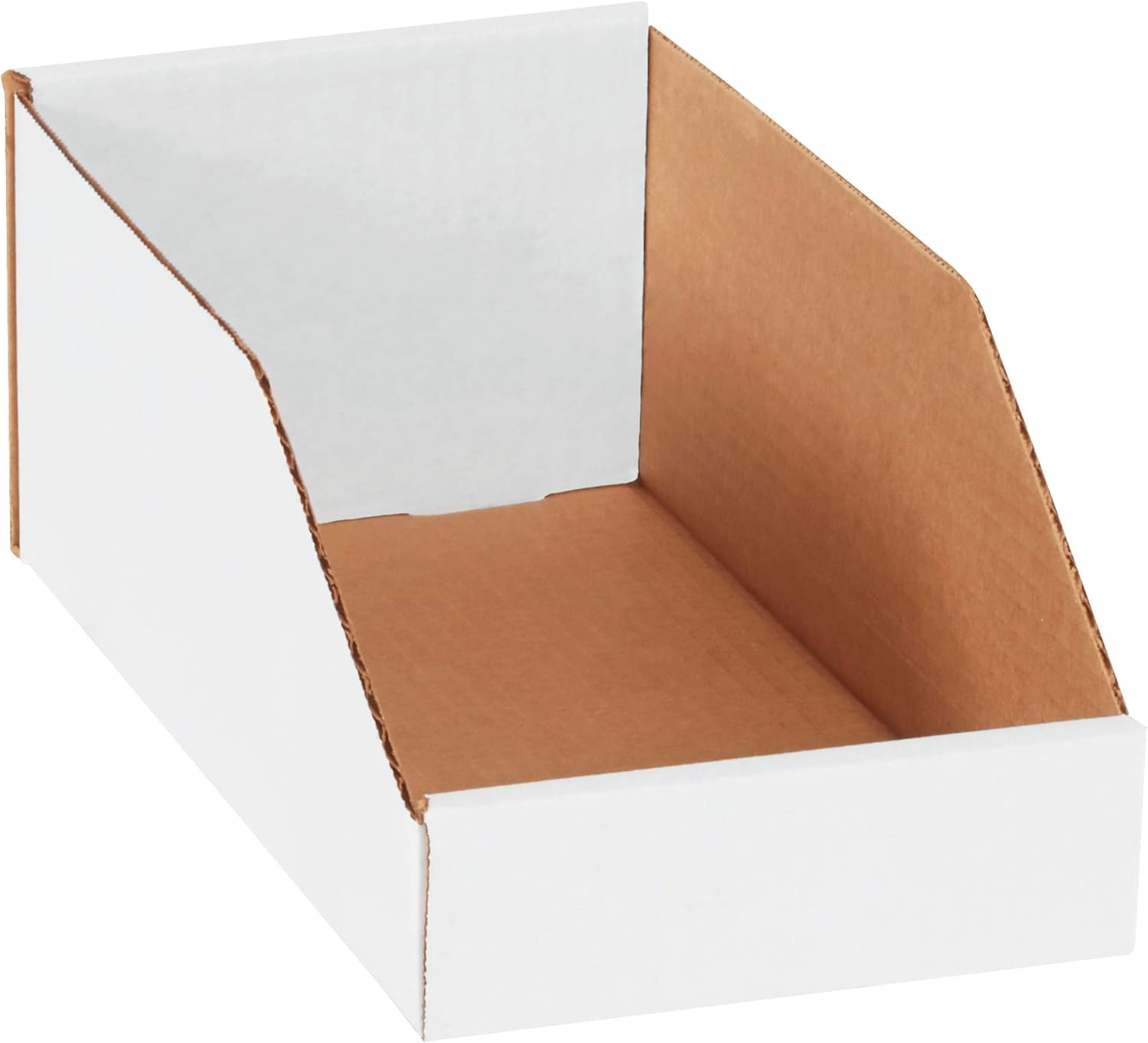 Office Depot Cajas de Almacenamiento con Tapa Abierta y Uso Estándar 12" x 6" x 4 1/2", Blanco Ostra, Caja de 50