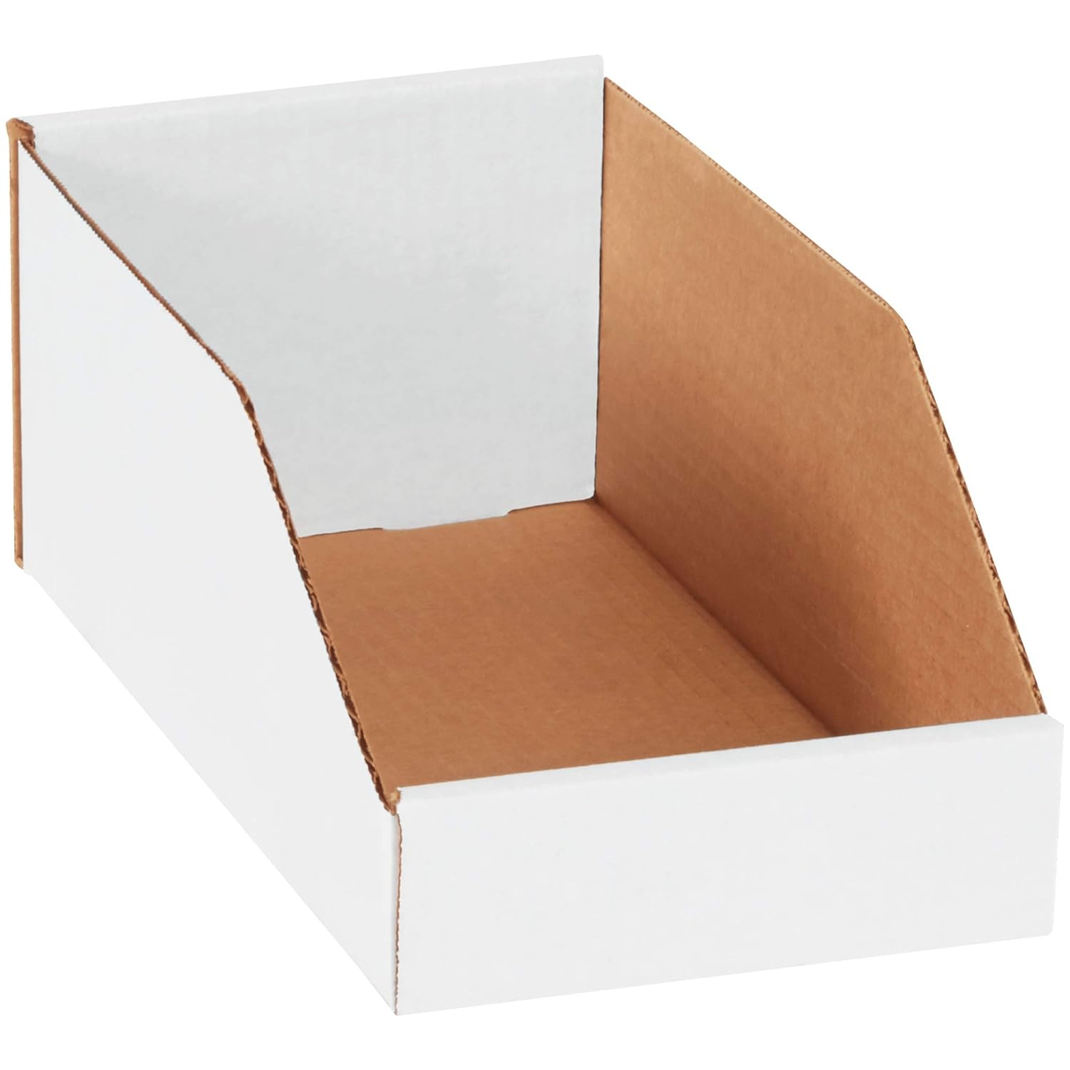 Office Depot Cajas de Almacenamiento con Tapa Abierta y Uso Estándar 12" x 6" x 4 1/2", Blanco Ostra, Caja de 50