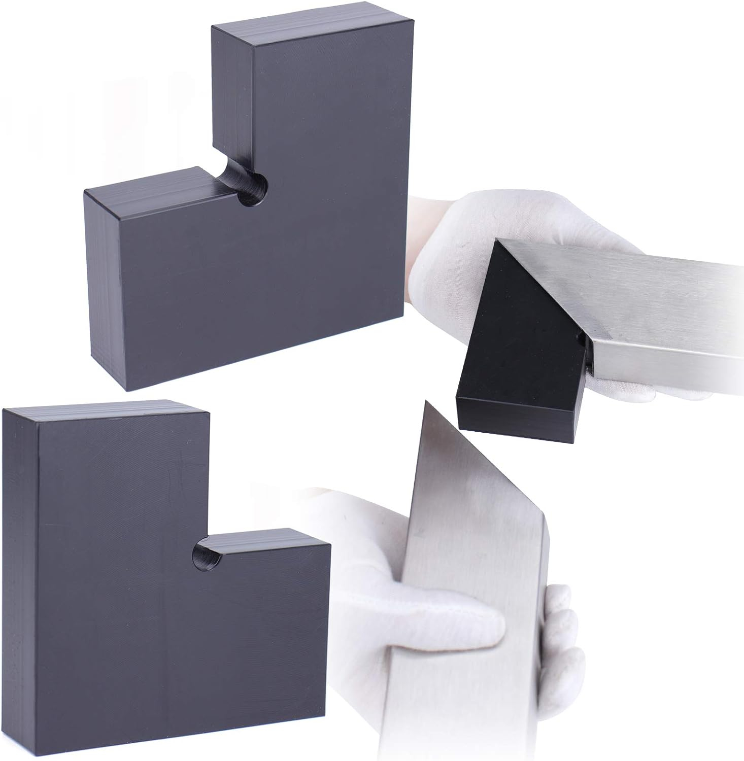 Muzata HT10 HL10 HT14 Flat Handrail Accessories - 2pack Corner Connector High Strength POM Handrail Fitting, HA02 BNP