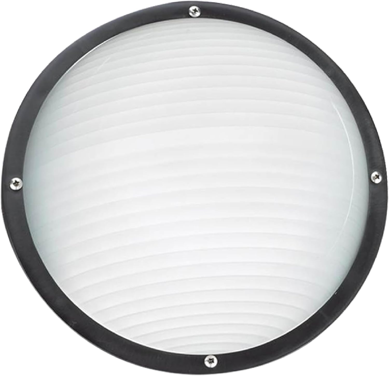Bayside 1-Light Outdoor 5 in. Black Wall/Ceiling Fixture
