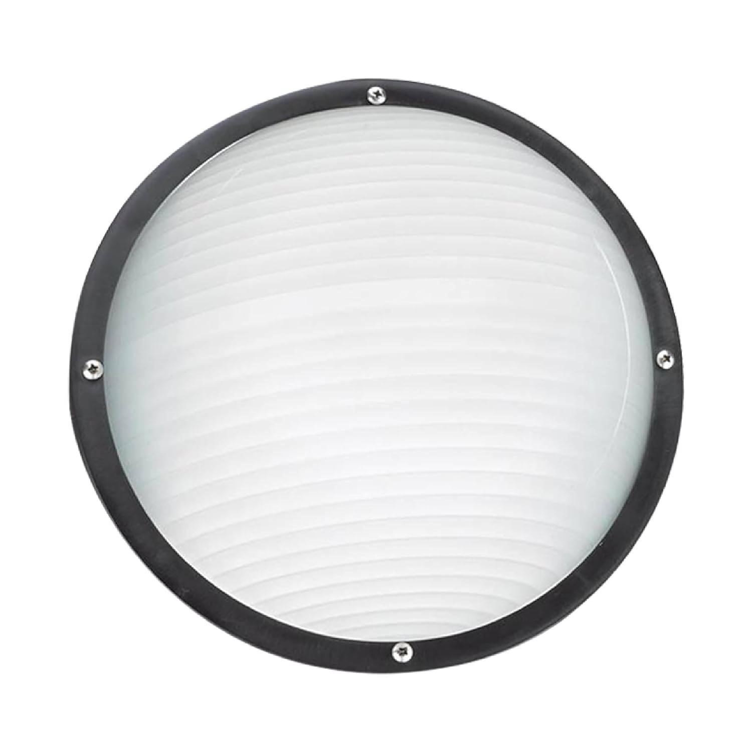 Bayside 1-Light Outdoor 5 in. Black Wall/Ceiling Fixture