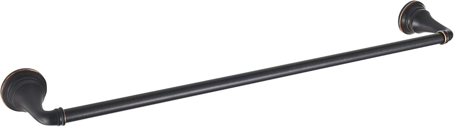 Antique Bronze 24-inch Industrial Wall Mounted Towel Bar