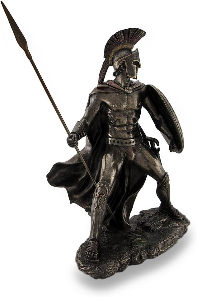 Leonidas Bronze Resin Greek Warrior King Statue