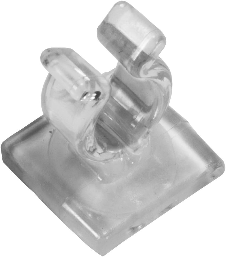 Mini Light Adhesive Clip, 100 Pack