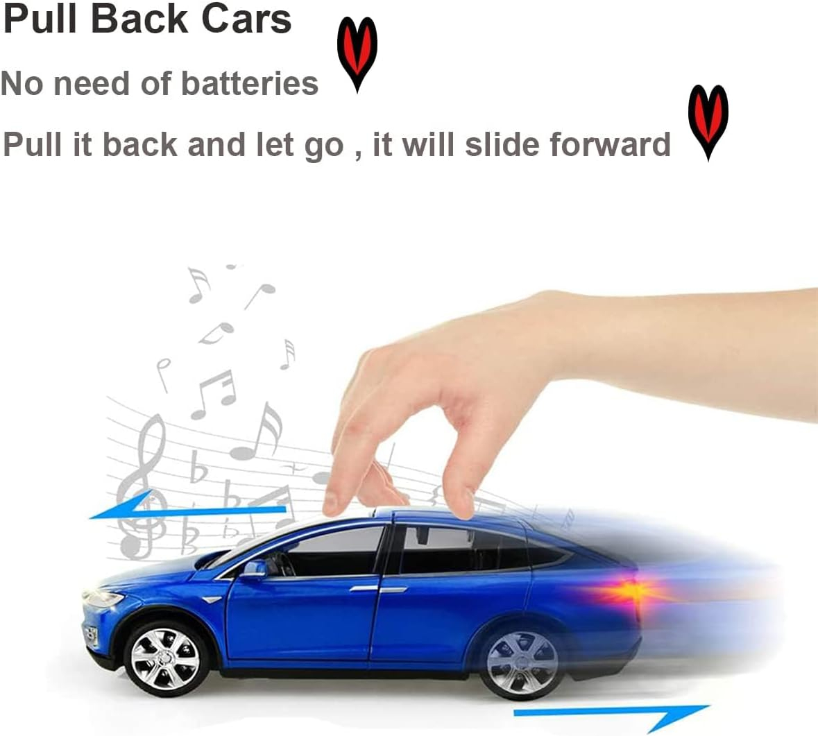 SASBSC Toy Cars Model X 1:32 Pull Back Vehicles Diecast Car Model Toys for Boys and Girls 3 to 12 Years Old